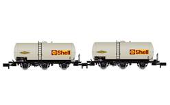 SNCF SET DE 2 CISTERNAS DE 3 EJES SHELL