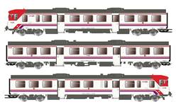 RENFE AUTOMOTOR DIESEL 592 CERCANIAS PANTONE (CONECTOR NEM 652)