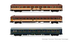 RENFE SET DE 3 COCHES 1ª 12100 ESTRELLA+CAMA 7100 ESTRELLA+ T2 AZUL