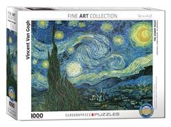 PUZZLE DE 1000 PIEZAS (48 x 68 cm) - NOCHE ESTRELLADA - VAN GOGH