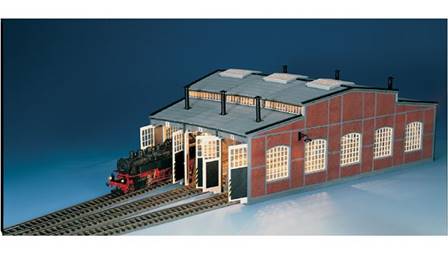 DEPOSITO PARA LOCOMOTORAS,3 VIAS 7,5º