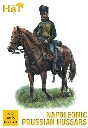 HUSARES PRUSIANOS NAPOLEÓNICOS (12 soldados a caballo)