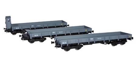 RENFE 3 VAGONES BORDE BAJO