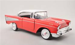 CHEVROLET BEL AIR CUBIERTA DURA ROJO BLANCO