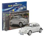 VW BEETLE LIMOUSINE+PINTURAS+PINCELES+PEGAMENTO