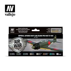 SET DE PINTURAS AVIONES JAPONESES PREGUERRA PARA AEROGRAFO (8 uds)