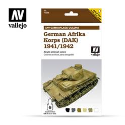 GERMAN AFRIKA KORPS 1941-1942 PARA AEROGRAFO(6 COLORES DE 8 ml)