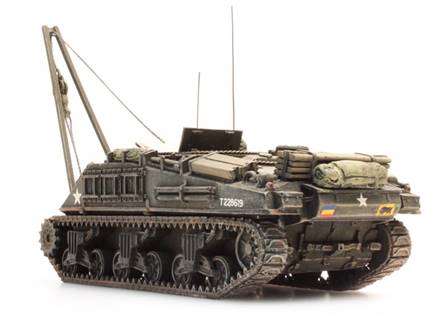 UK SHERMAN M4A4 ARV - MONTADO Y PINTADO