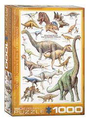 PUZZLE DE 1000 PIEZAS (48 x 68 cm) - DINOSAURIOS DEL PERIODO JURASICO