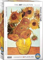 PUZZLE DE 1000 PIEZAS (48 x 68 cm) - DOCE GIRASOLES DE VAN GOGH