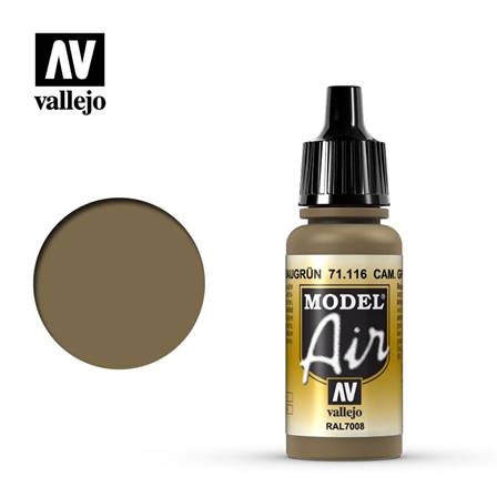 PINTURA ACRILICA PARA AEROGRAFO (17 ml) - CAMUFLAJE GRAY GREEN 17 ml