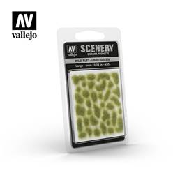 PENACHOS IRREGULARES DE HIERBAS (6 mm,35 uds.) -VERDE CLARO