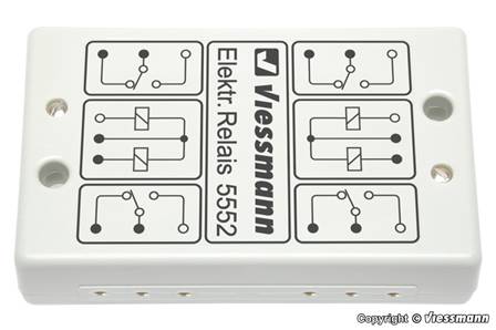 2 RELES INDEPENDIENTES PARA AUTOMATISMOS O SEÑALES DE 2 O 3 ASPECTOS