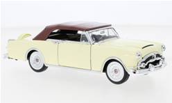 PACKARD CARIBBEAN 1953 BEIG CLARO MARRON ESCALA 1:28 