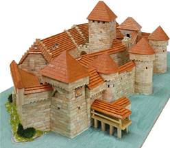 CASTILLO DE CHILLON, VEYTAUX-SUIZA  (68 x 34 cm)  H=21,5 cm, 10.500 p