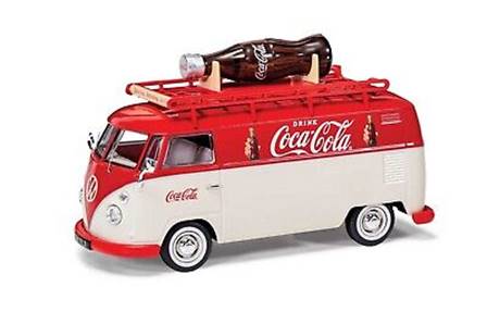 VW T1 COCA COLA CON BOTELLA EN LA BACA