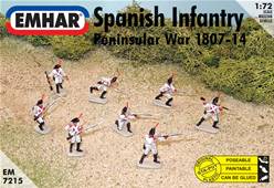 INFANTERÍA ESPAÑOLA - GUERRA PENINSULAR 1807-1814 (47 figuras)
