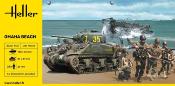 OMAHA BEACH (LANCHA+TANQUE+28 FIGURAS)