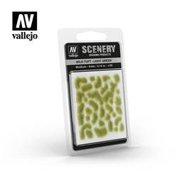 PENACHOS IRREGULARES DE HIERBAS (4 mm,35 uds.) -VERDE CLARO