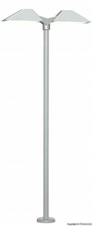 FAROLA DOBLE MODERNA DE ANDEN CON LED DE LUZ BLANCA (5,7 cm) 