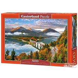 PUZZLE DE 500 PIEZAS (47 x 33 cm) - AMANECER SOBRE LAGO SYLVENSTEIN