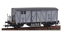 RENFE VAGON DE MERCANCIAS CERRADO J-301793 GRIS CON BALCONCILLO