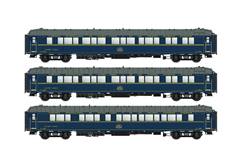 CIWL COMPAÑIA INTERNACIONAL DE WAGONS-LITS SET DE 3 COCHES CAMA 