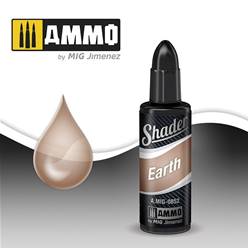 SHADER - PINTURA TRANSPARENTE PARA AEROGRAFO, EARTH (10 ml)