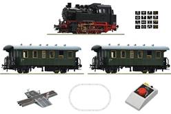 SET DE INICIO ANALOGICO LOCOMOTORA DE VAPOR+2 COCHES DE VIAJEROS