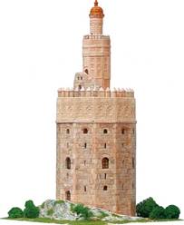 TORRE DEL ORO, SEVILLA (25 x 25 cm) H=37,5 cm, 2.750 piezas
