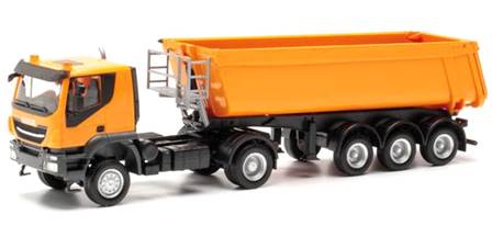 CAMION DE OBRAS IVECO TRAKKER NARANJA