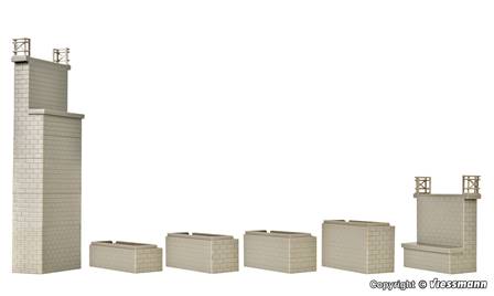 PILARES PUENTE (2 un) (6,8 a 18,5 cm)