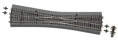 TRANSVERSAL SENCILLO (L=345 mm, R=959 mm,10º)- ROCO LINE CON BALASTO