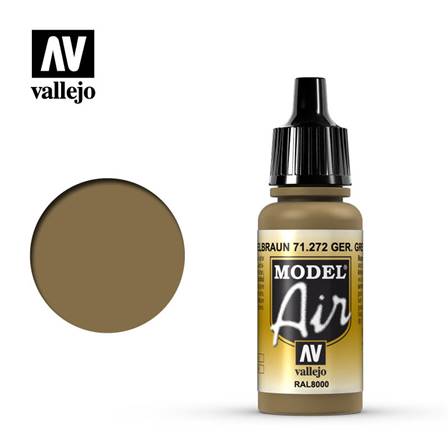 PINTURA ACRILICA PARA AEROGRAFO (17 ml) - MARRÓN VERDOSO ALEMÁN