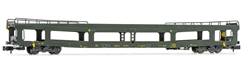 RENFE VAGON DDj+9502 VERDE DE TRANSPORTE DE COCHES 