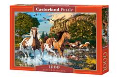 PUZZLE DE 1000 PIEZAS (138 x 68cm)- CABALLOS