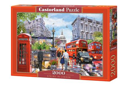PUZZLE DE 2000 PIEZAS (92 x 68 cm) - PRIMAVERA EN LONDRES