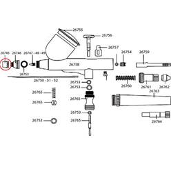 BOQUILLA EXTERIOR PARA AEROGRAFO D-102 (26020-26021)