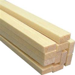 LISTON RECTANGULAR 3X10 mm MADERA DE BALSA