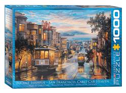 PUZZLE DE 1000  PIEZAS (48 x 68 cm) -TRANVIA DE SAN FRANCISCO