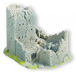 CASTILLO EN RUINAS (18 x 14 x 12 cm)