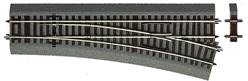 DESVIO DERECHA POLARIZADO (230 mm,R=873,5)- ROCO LINE CON BALASTO