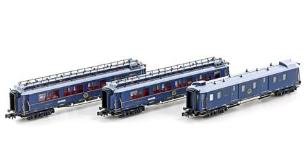 CIWL SET DE 2 COCHES CAMA + FURGON  "SIMPLON ORIENT EXPRESS"