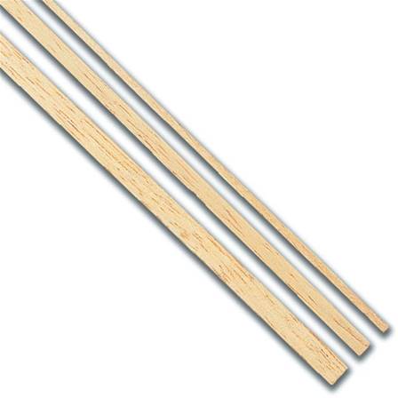 SET DE 6 LISTONES DE TILO 2 x 6 mm MADERA DE TILO