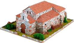 IGLESIA ROMANICA SAN JUAN DE BAÑOS (25 x 36 x 12 cm)