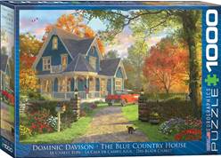 PUZZLE DE 1000  PIEZAS (48 x 68 cm) - BLUE COUNTRY HOUSE