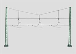 TRANSVERSAL CATENARIA PARA 3 VÍAS