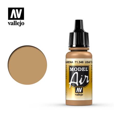 PINTURA ACRILICA PARA AEROGRAFO (17 ml) - USAF MARRON ARENA