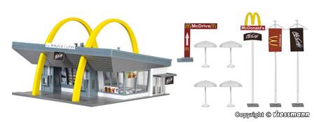 RESTAURANTE MCDONALD`S (17,6 x 15,8 cm)