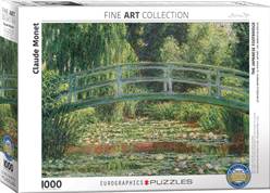 PUZZLE DE 1000 PIEZAS (48 x 68 cm) - EL PUENTE JAPONES DE MONET
